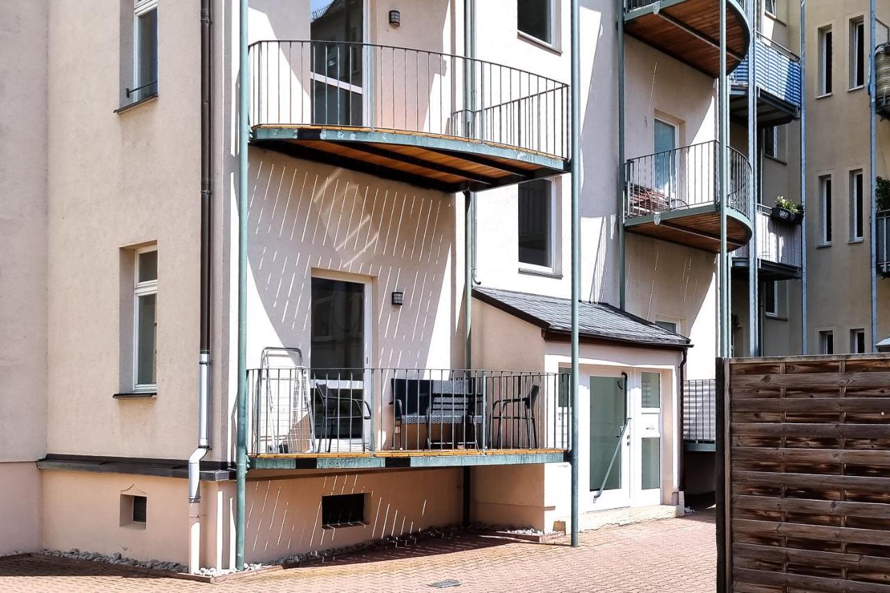 Malerische Maisonettewohnung Mit Zwei Balkonen Plauen Exterior photo